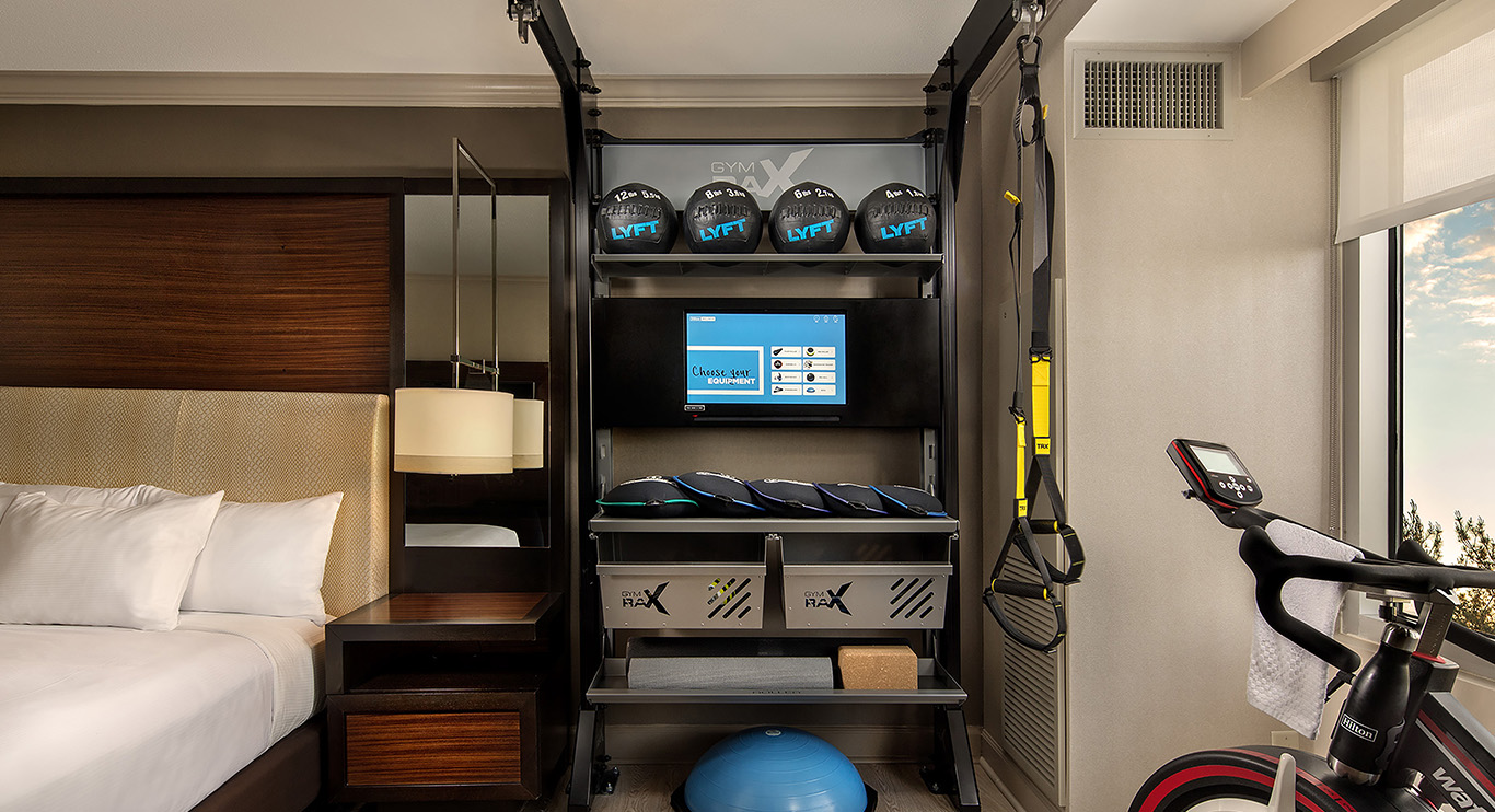 Fitness in your hotel room